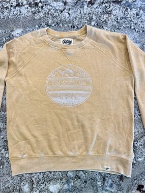 Blue 84 Zion National Park Crewneck Sweatshirt - Tan